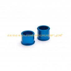 Espaçador de roda dianteira, azul, 20 mm
